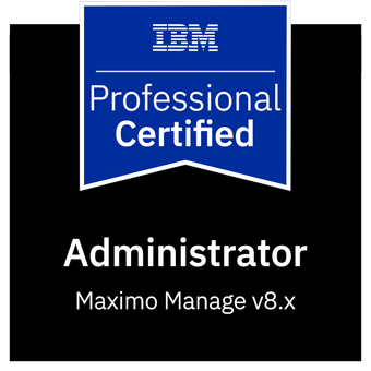 IBM Certified Administrator – Maximo Manage v8.x