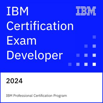 IBM Certification Exam Developer 2024